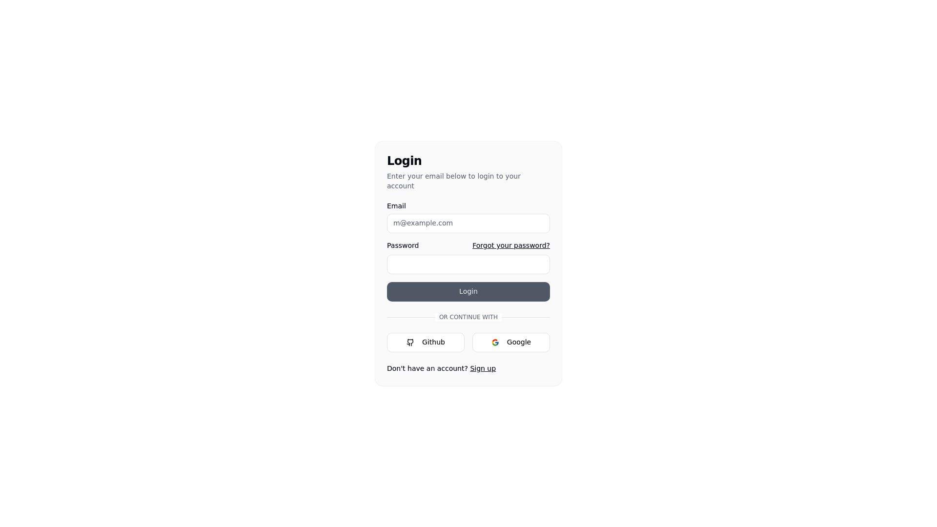 Login